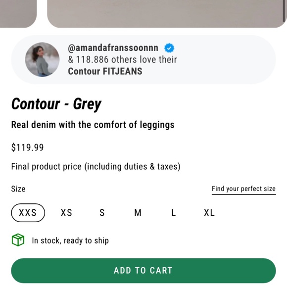 Fitjeans - Contour Grey - Picture 6 of 15